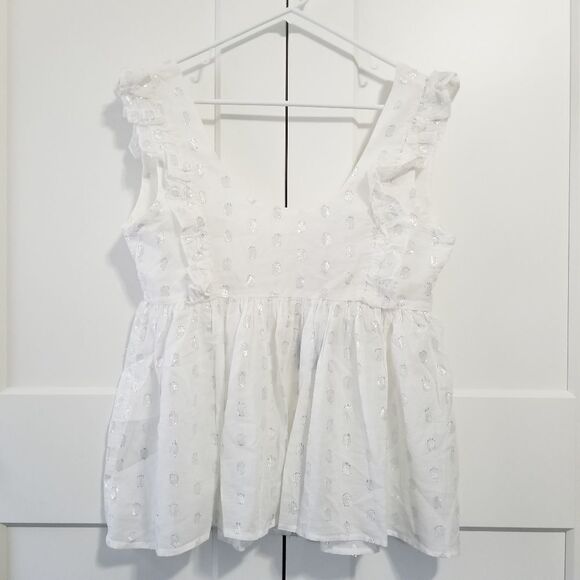 Jachs girlfriend New York polka dot top - Picture 4 of 10